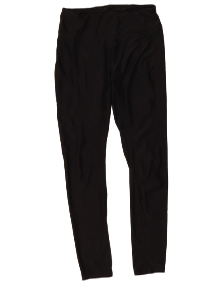 REEBOK Damen Leggings UK 10 Small Schwarz