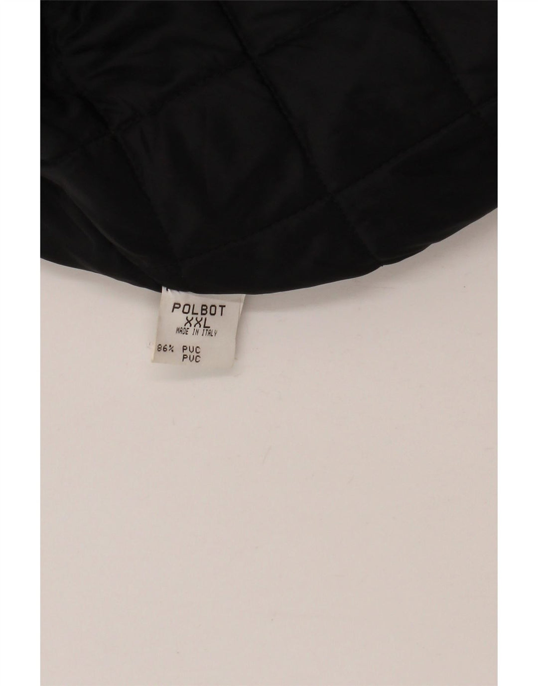 Polbot Herren-Windbreakerjacke mit Kapuze, UK 44, 2XL, schwarzes Polyvinyl