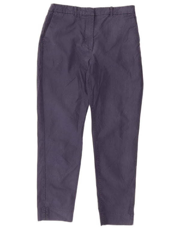 Marks & Spencer Slim Chino-Hose für Damen, UK 10, Größe S, W27, L27, Marineblau