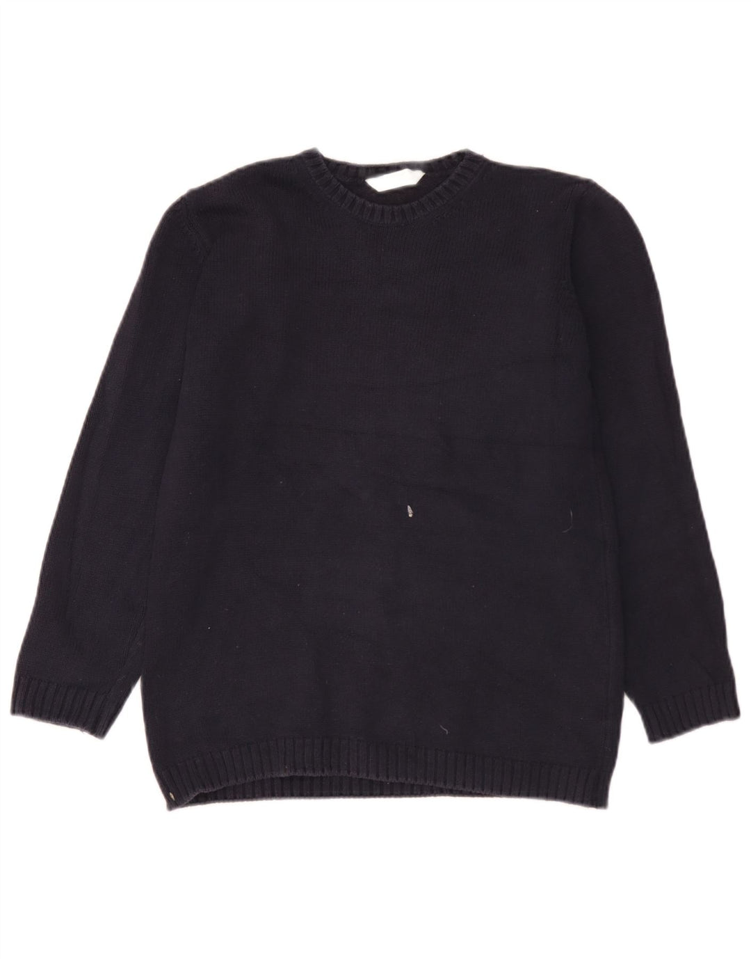 Marks & Spencer Damen-Pullover mit Rundhalsausschnitt, Gr. 10, Marineblau