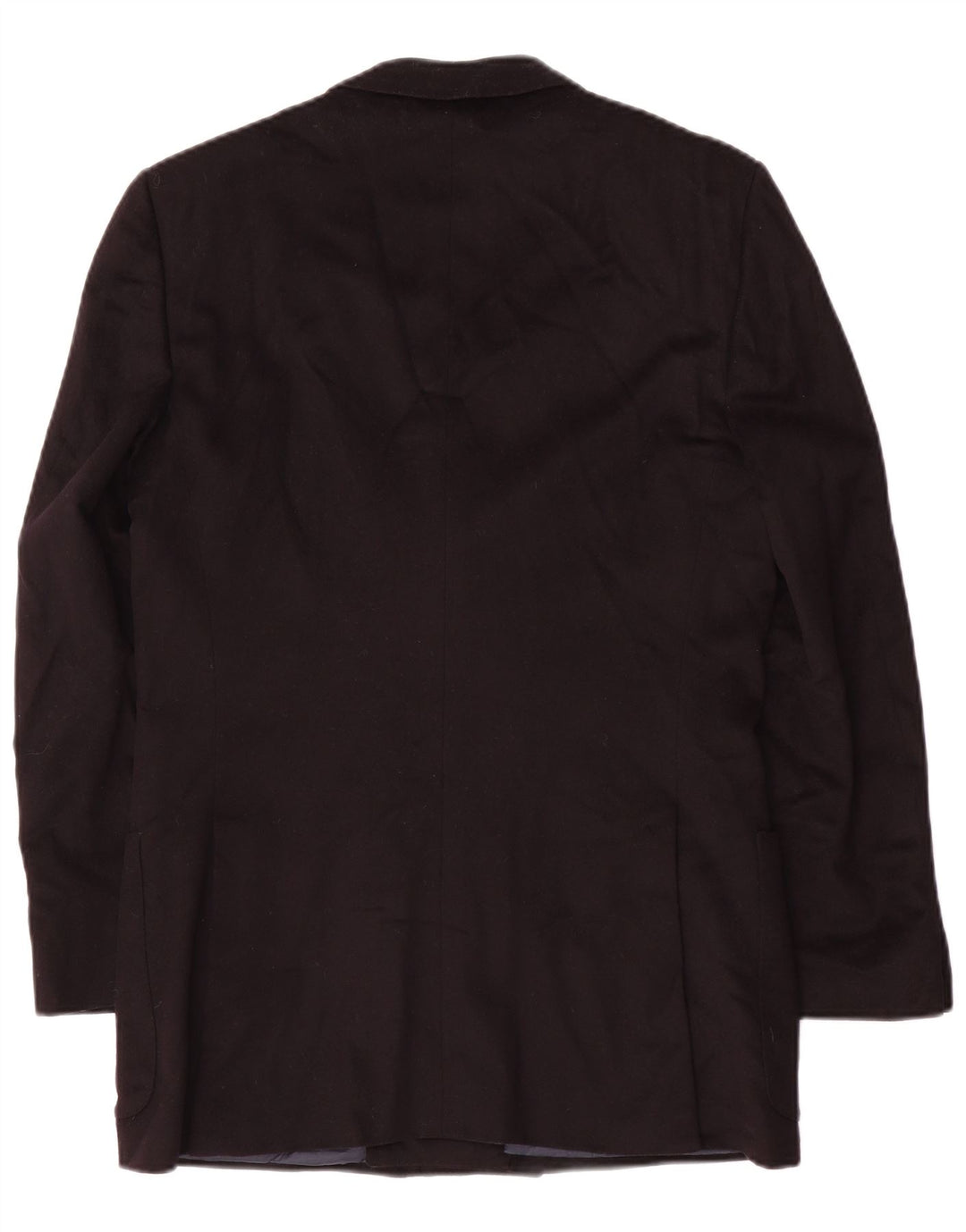 Valentino Zweireihiger Herren-Blazer IT 46 Small aus schwarzer Schurwolle