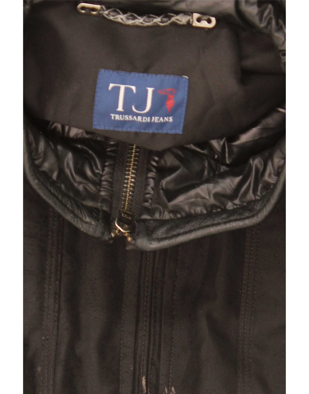 Trussardi Herren wattierte Bomberjacke IT 52 XL Schwarz Polyester