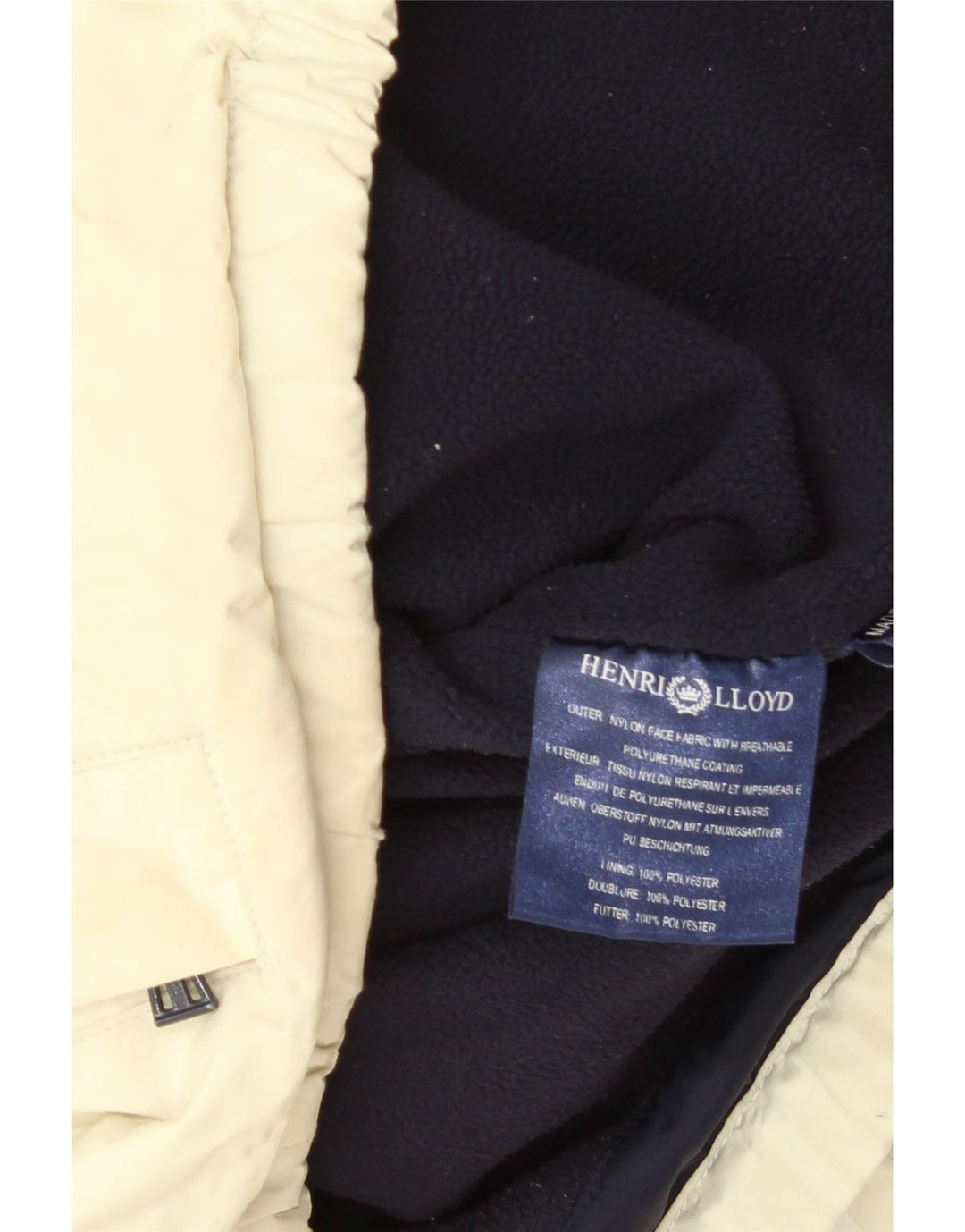 Henri Lloyd Herren Bomber Windjacke UK 38 Medium Beige Polyester