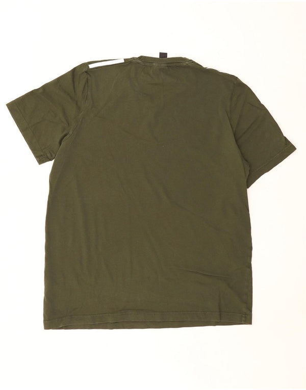 ADIDAS Herren T-Shirt Top Medium Khaki Baumwolle