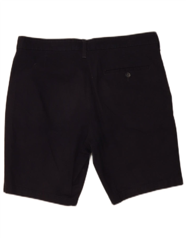Marks & Spencer Herren-Chinoshorts W32, mittelmarineblaue Baumwolle