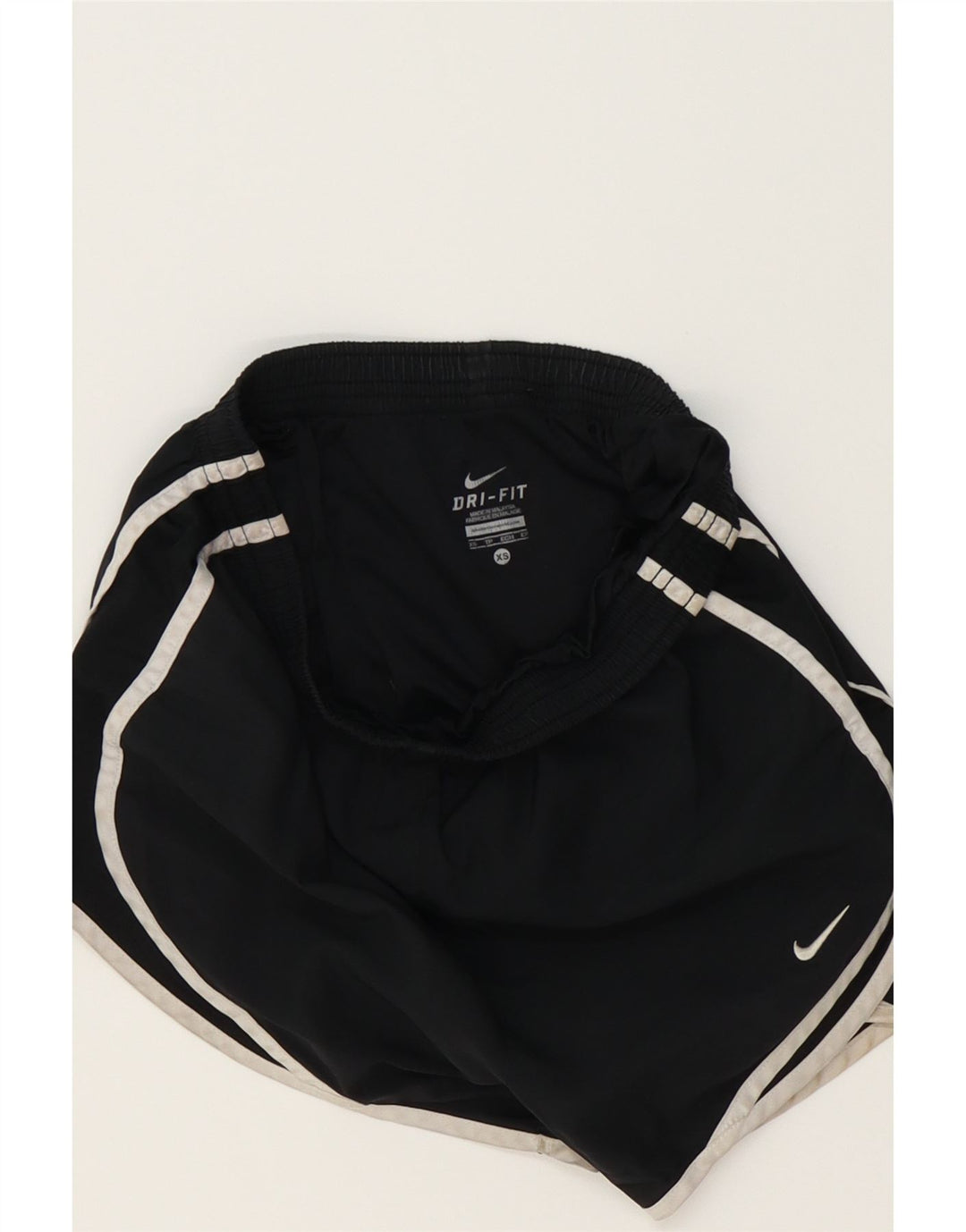 NIKE Womens Sport Shorts UK 6 XS  Black Polyester Vintage Nike and Second-Hand Nike from Messina Hembry 