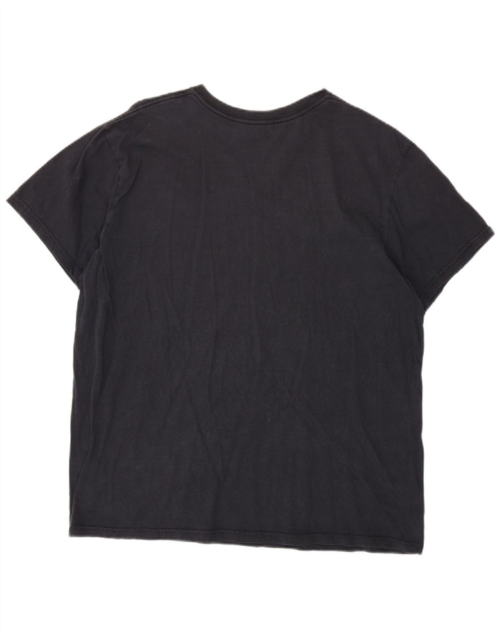 Calvin Klein Herren T-Shirt Top Large Schwarz Baumwolle