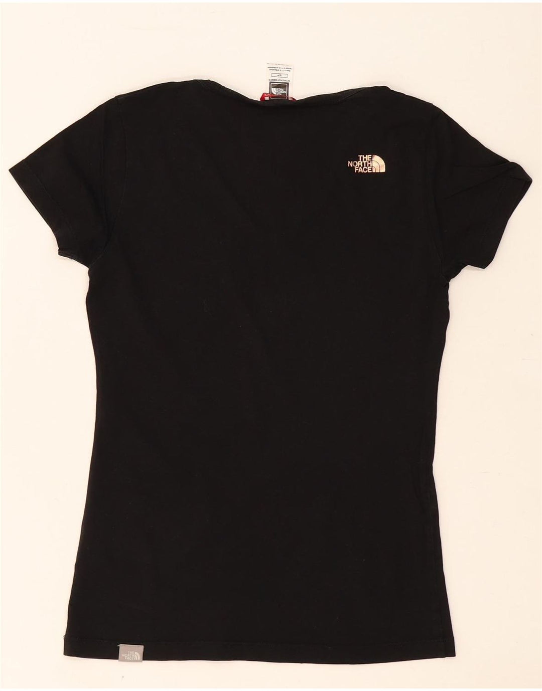 The North Face Damen T-Shirt Top UK 10 Small Schwarz