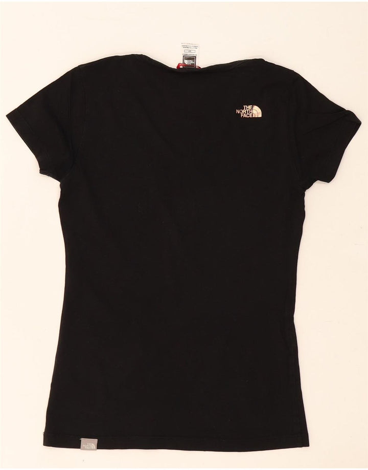 The North Face Damen T-Shirt Top UK 10 Small Schwarz
