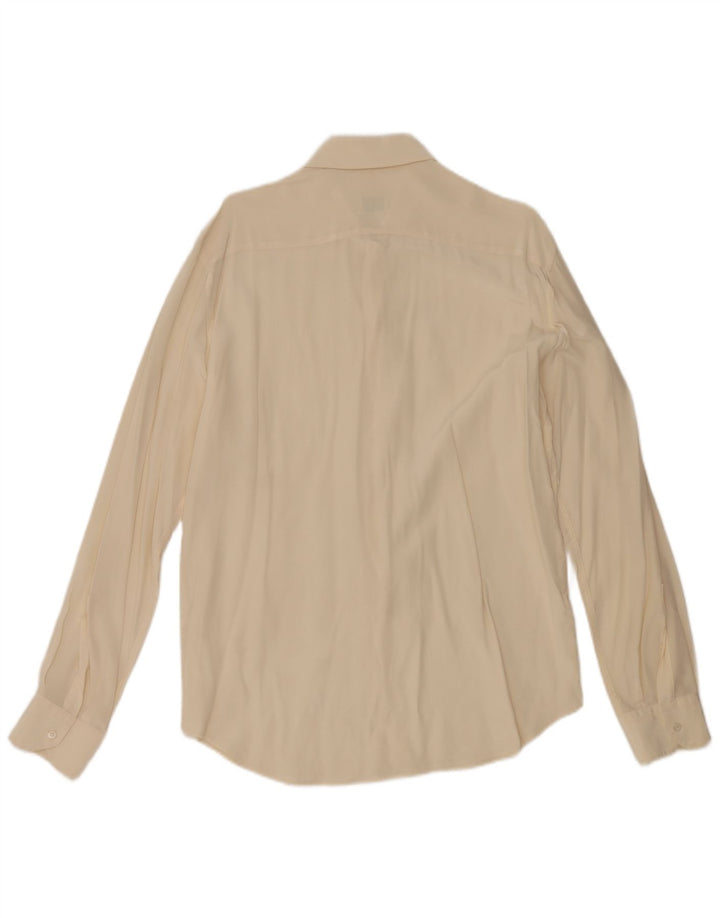 Epsom Herrenhemd Medium Off White Silk