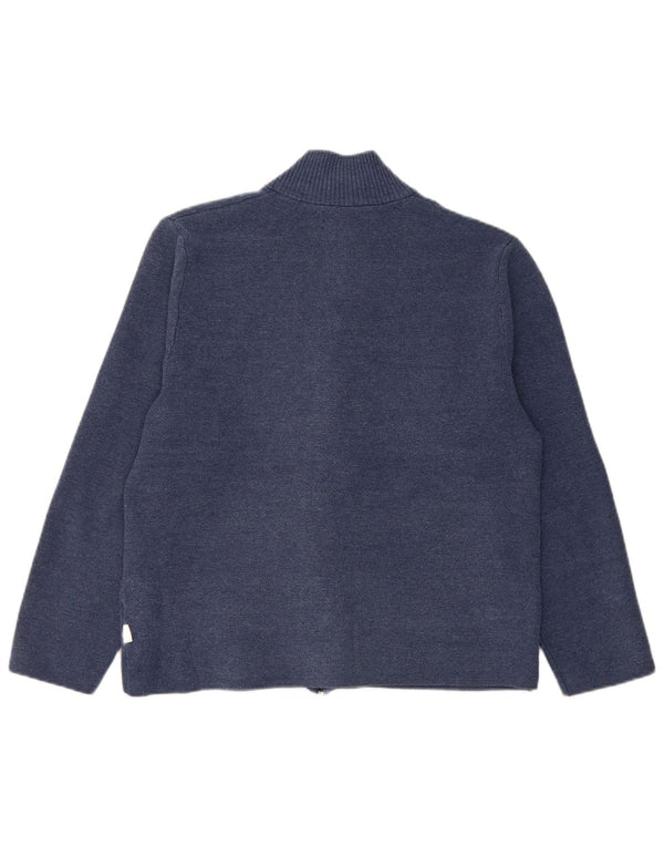 Marks & Spencer Damen-Cardigan-Pullover UK 14 Medium Marineblau Polyester