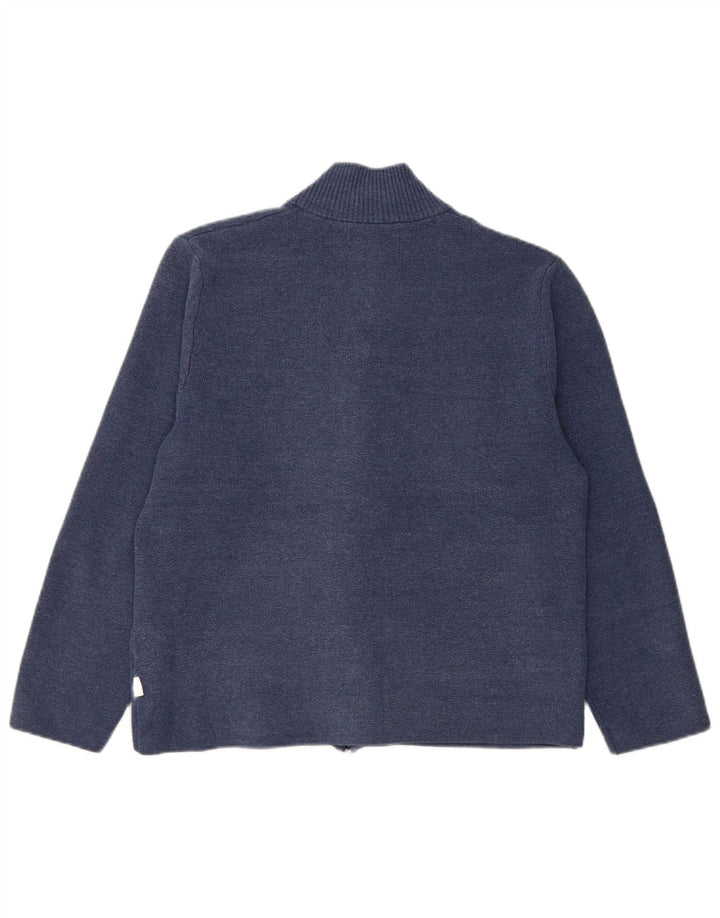 Marks & Spencer Damen-Cardigan-Pullover UK 14 Medium Marineblau Polyester