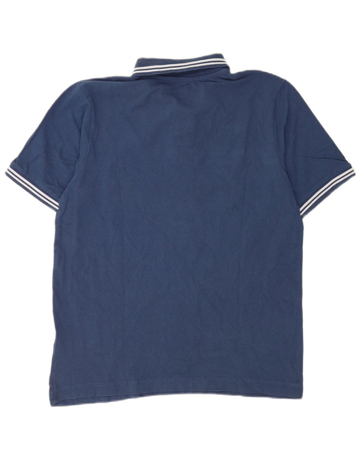 Kappa Herren Poloshirt Mittelblau gestreift