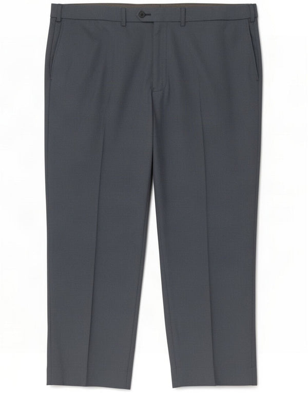 Marks & Spencer Herren-Anzughose, gerade, W44, L29, graues Polyester