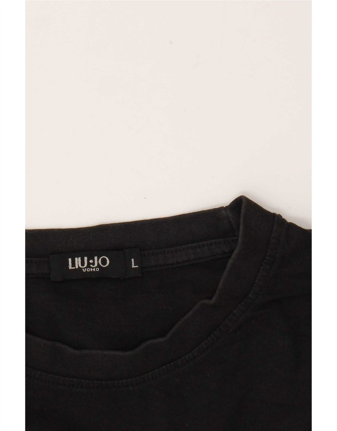 Liu Jo Herren Grafik T-Shirt Top Large Schwarz