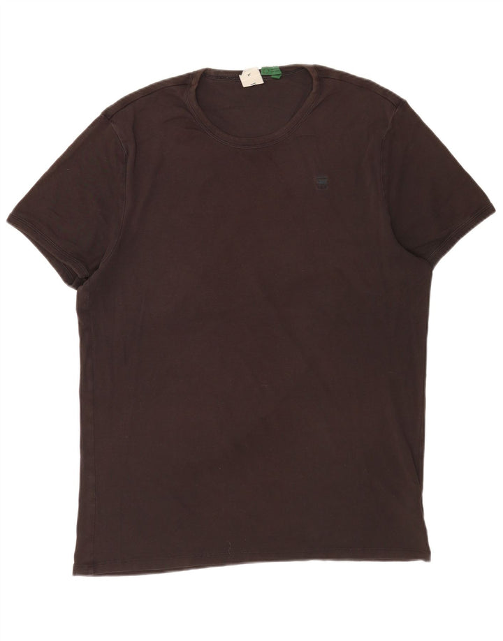 G-Star Herren T-Shirt Top XL Braun Baumwolle