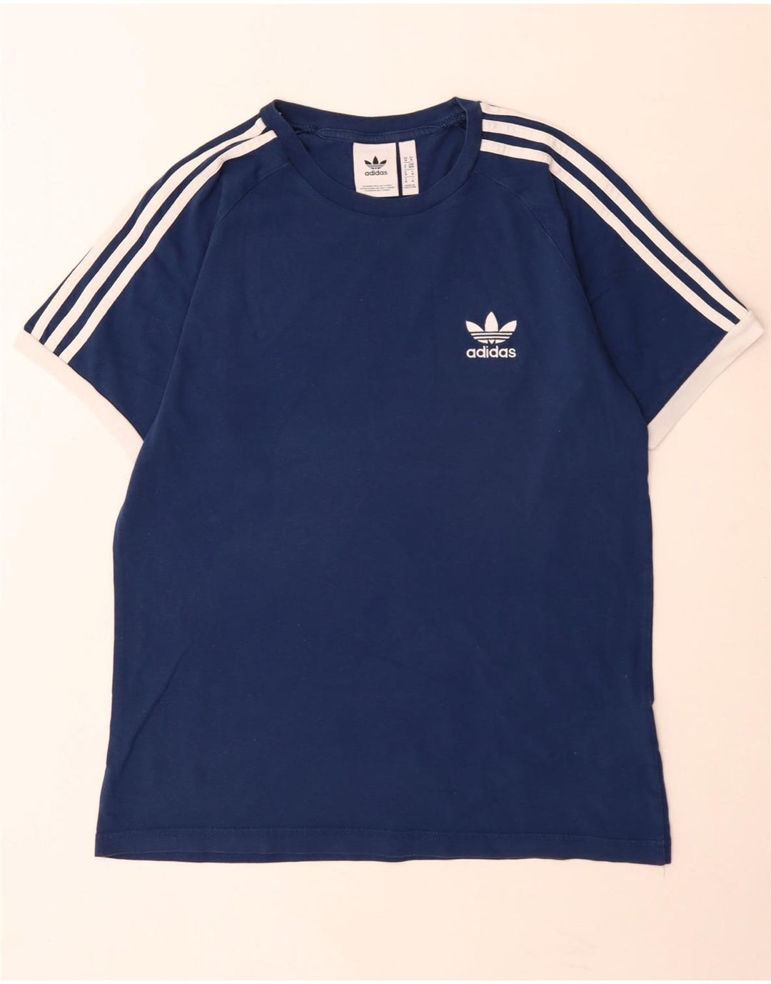 Adidas Herren T-Shirt Top Medium Marineblau Baumwolle