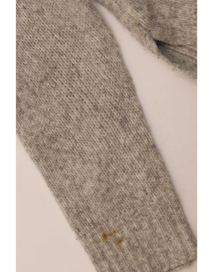 Zara Mädchen-Cardigan-Pullover, 8–9 Jahre, grau meliert