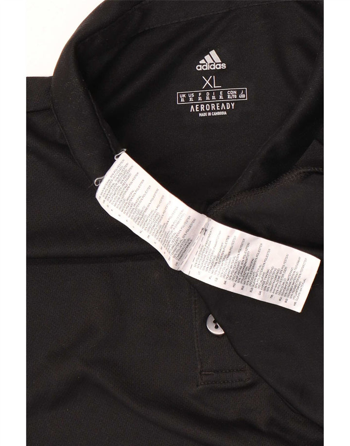 Adidas Herren Aeroready Poloshirt XL Schwarz Polyester