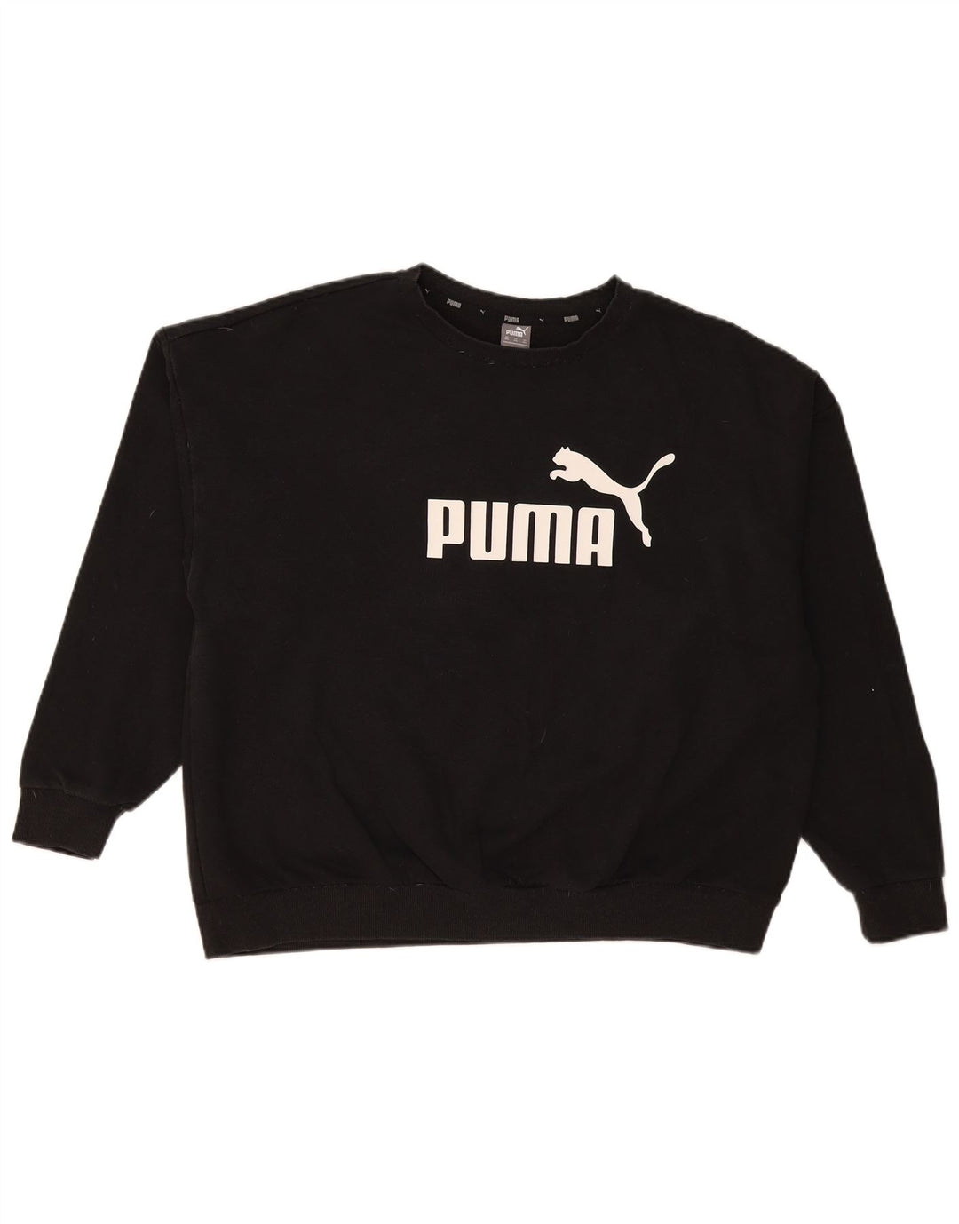 Puma Herren Graphic Sweatshirt Pullover 3XL Schwarz Baumwolle