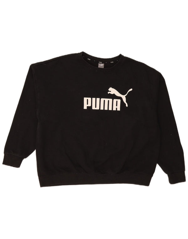 Puma Herren Graphic Sweatshirt Pullover 3XL Schwarz Baumwolle