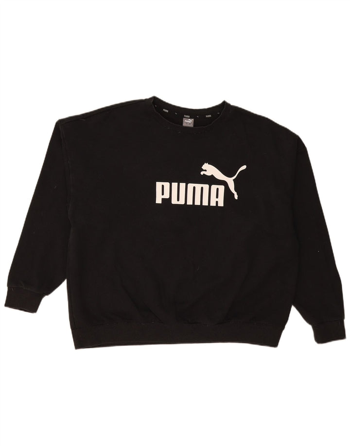 Puma Herren Graphic Sweatshirt Pullover 3XL Schwarz Baumwolle