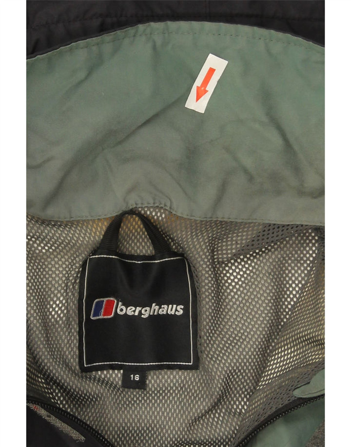 Berghaus Damen Regenjacke mit Kapuze UK 16 Large Marineblau Polyamid