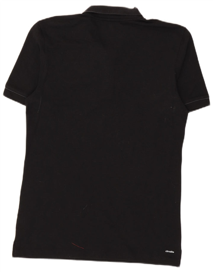 Adidas Herren Climalite Poloshirt Medium Schwarz Baumwolle