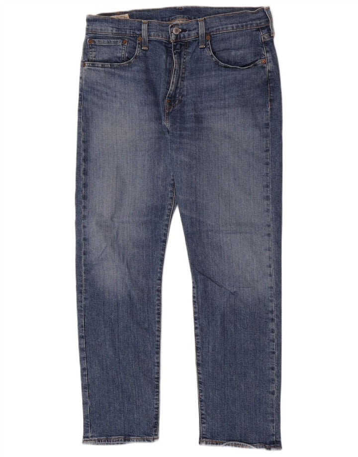 Levi's Herren 502 Tapered Jeans W33 L30 Blaue Baumwolle