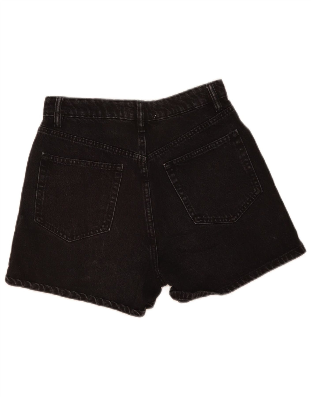 Zara Damen Jeansshorts EU 38 Small W28 Schwarz