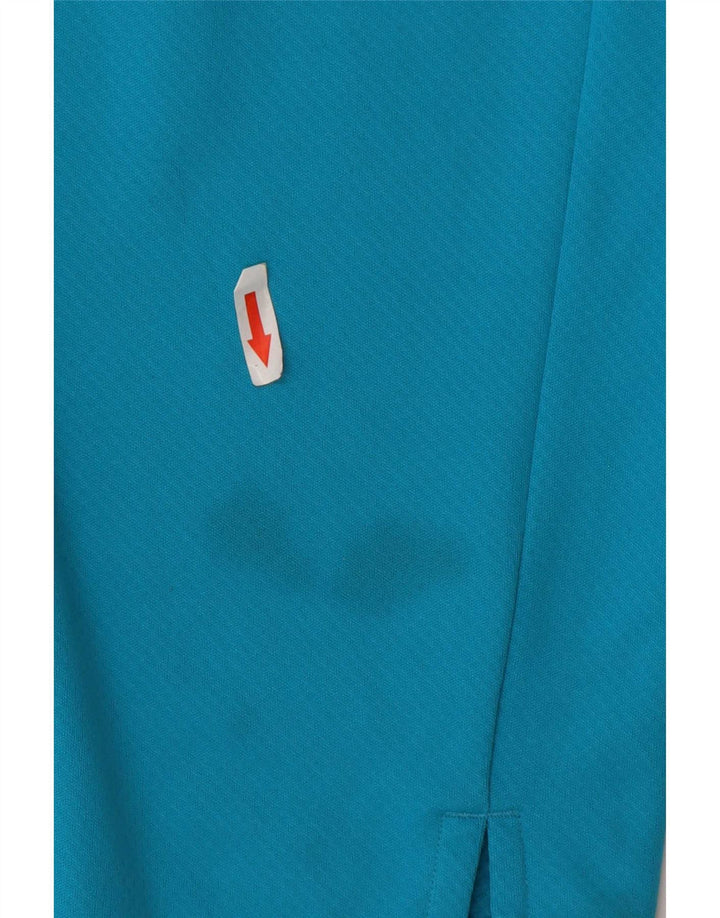 Nike Herren Dri Fit Pullover-Trainingsanzugoberteil mit Reißverschluss, XL, Blau, Farbblock