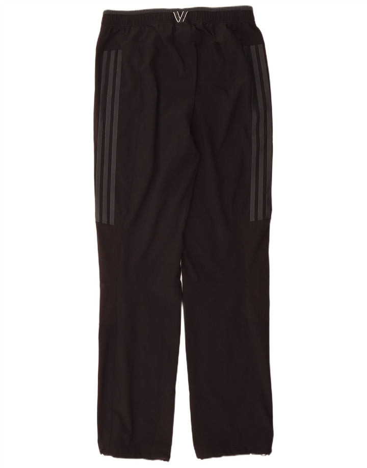 Adidas Herren-Trainingshose, groß, aus schwarzem Nylon