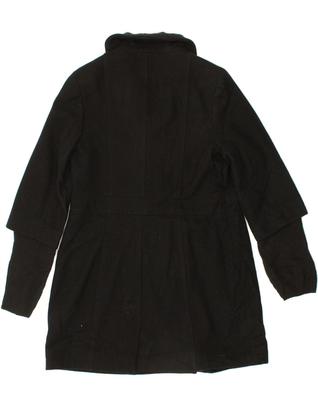 MOSSIMO Womens Overcoat UK 18 XL Black Wool Vintage Mossimo and Second-Hand Mossimo from Messina Hembry 