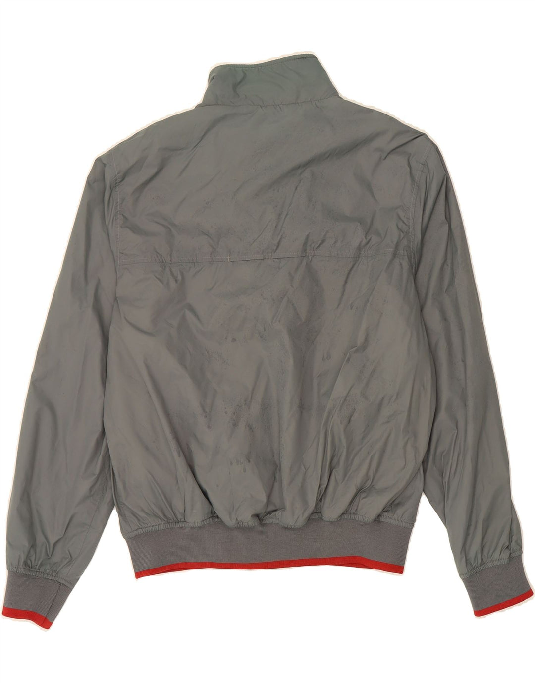 SLAM Herren Bomberjacke UK 36 Small Graues Nylon