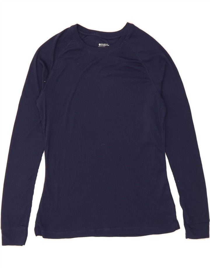MOUNTAIN WAREHOUSE Womens Top Long Sleeve UK 14 Large Navy Blue Vintage Mountain Warehouse and Second-Hand Mountain Warehouse from Messina Hembry 
