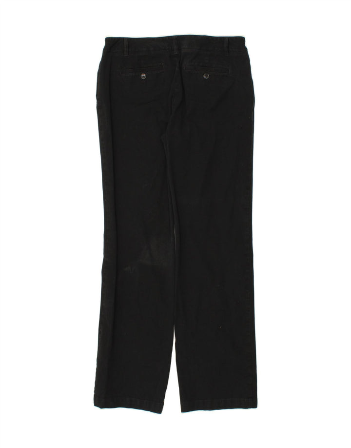 EDDIE BAUER Womens Casual Trousers US 12 Large W30 L33 Black Vintage Eddie Bauer and Second-Hand Eddie Bauer from Messina Hembry 