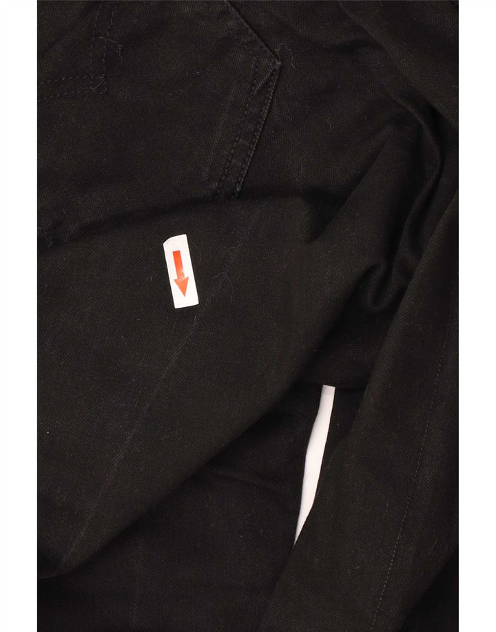 Levi's Herren 514 Straight Jeans W34 L32 Schwarze Baumwolle