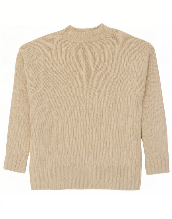 French Connection Herren-Pullover mit U-Boot-Ausschnitt, XS, Beige, Polyamid