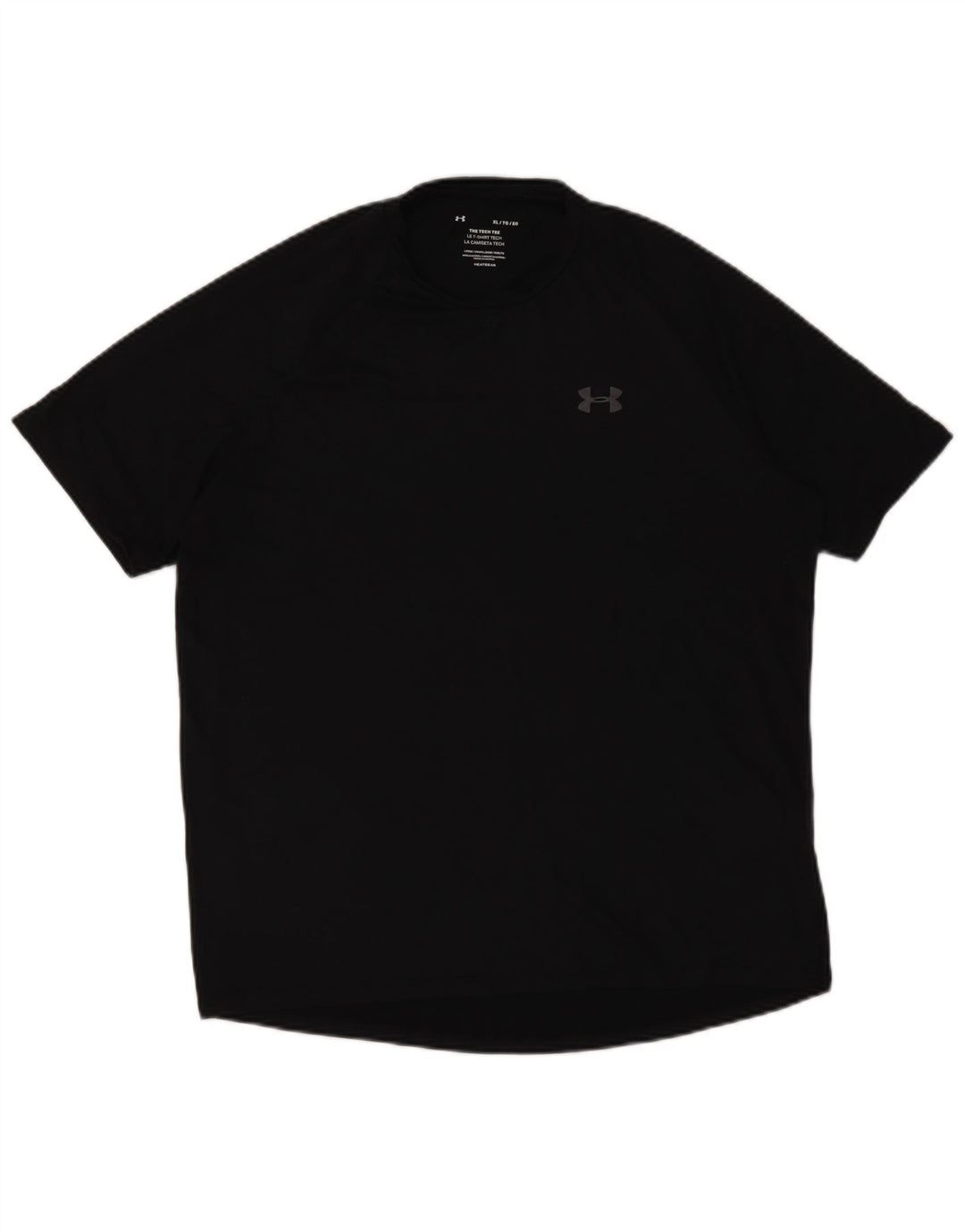 Under Armour Herren Heat Gear T-Shirt Top XL Schwarz Polyester