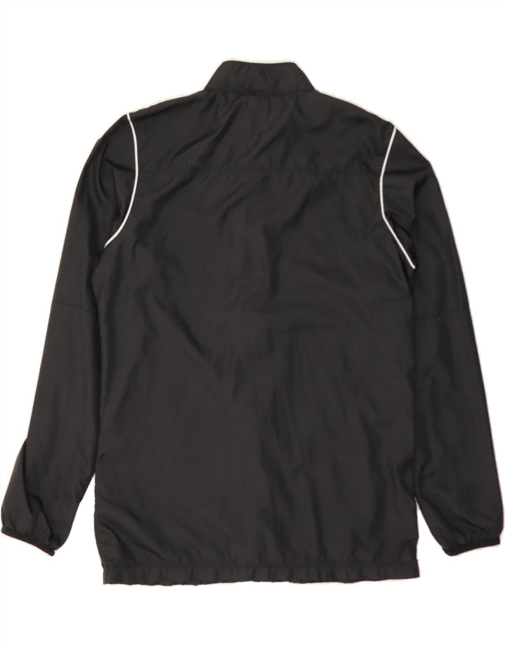 NIKE Mens Tracksuit Top Jacket Medium Black Polyester Vintage Nike and Second-Hand Nike from Messina Hembry 