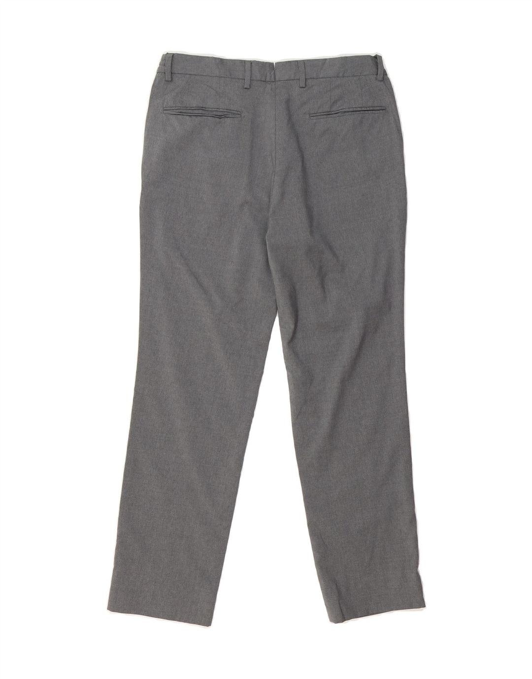 MASSIMO DUTTI Womens Straight Casual Trousers W31 L28 Grey Vintage Massimo Dutti and Second-Hand Massimo Dutti from Messina Hembry 
