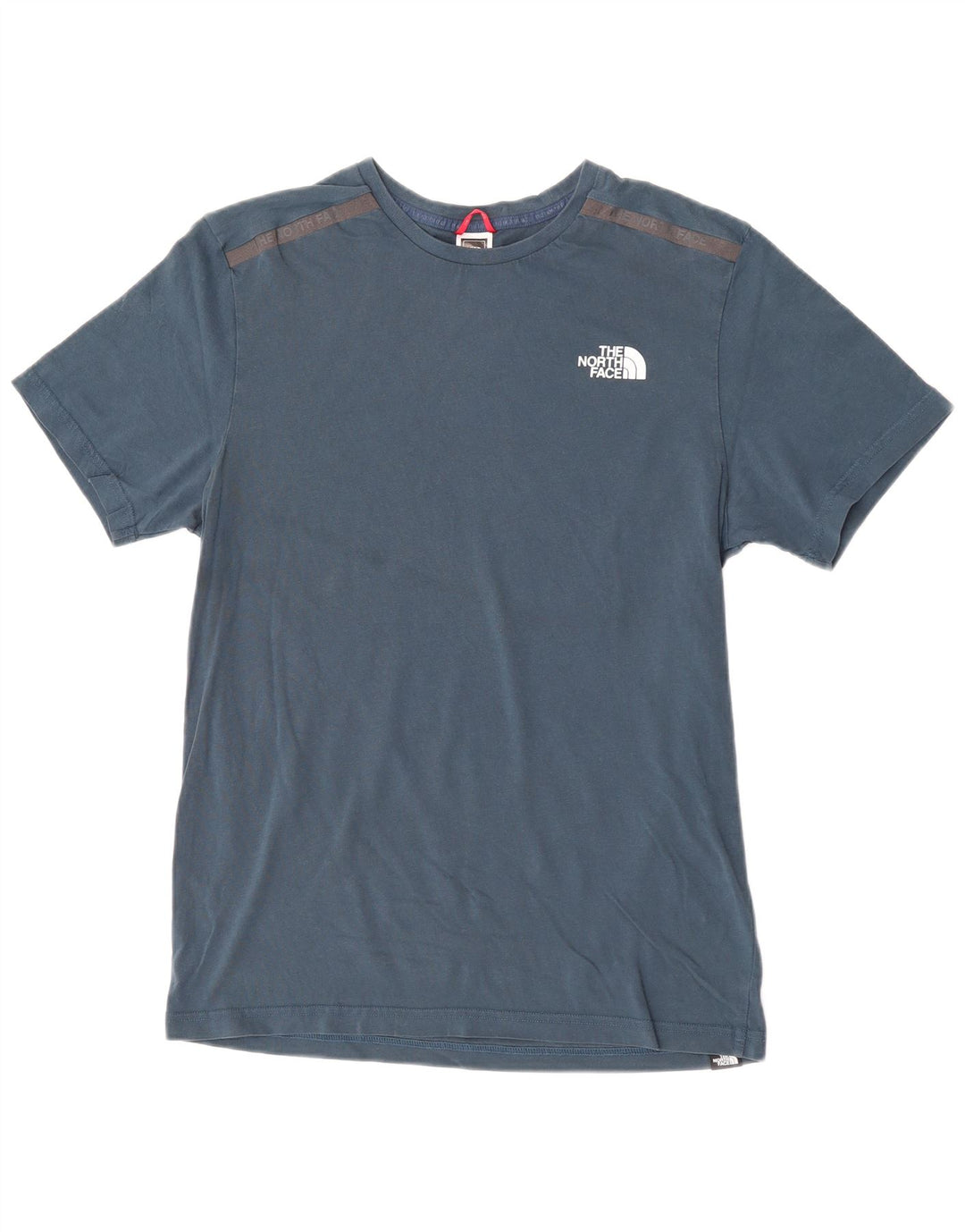 The North Face Herren-T-Shirt-Oberteil aus mittelblauer Baumwolle