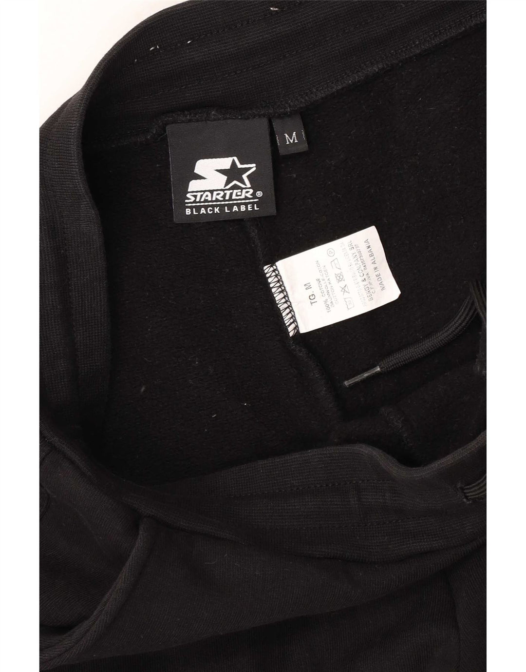 Starter Herren Cargo-Trainingshose mit grafischem Muster, mittelschwarz, Baumwolle