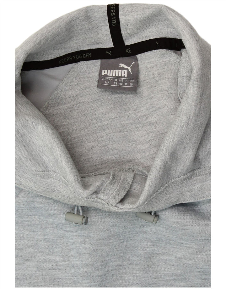 PUMA Damen Kapuzenpullover UK 10 Small Grau