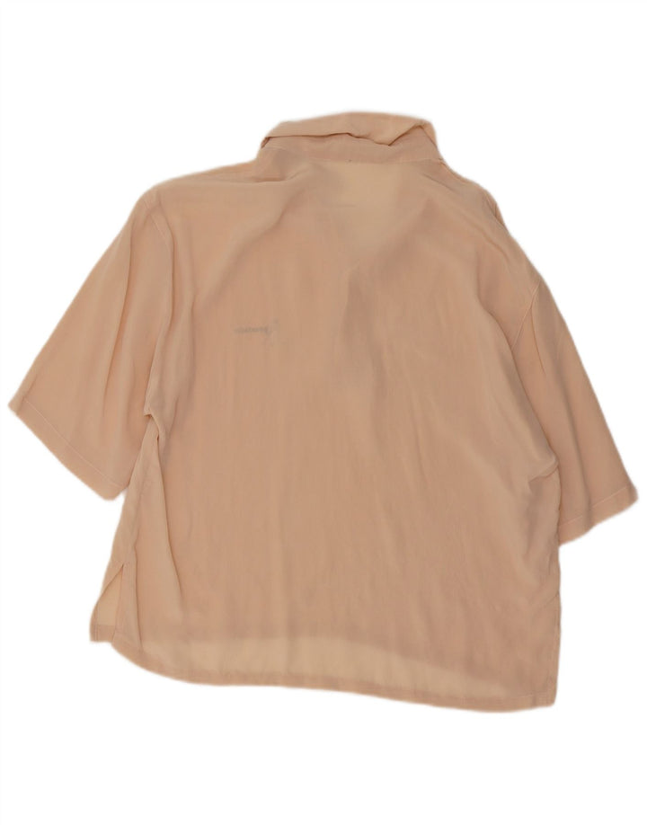 Pancaldi & B Herren Kurzarmhemd Größe 15 1/2 39 Mittelbeige