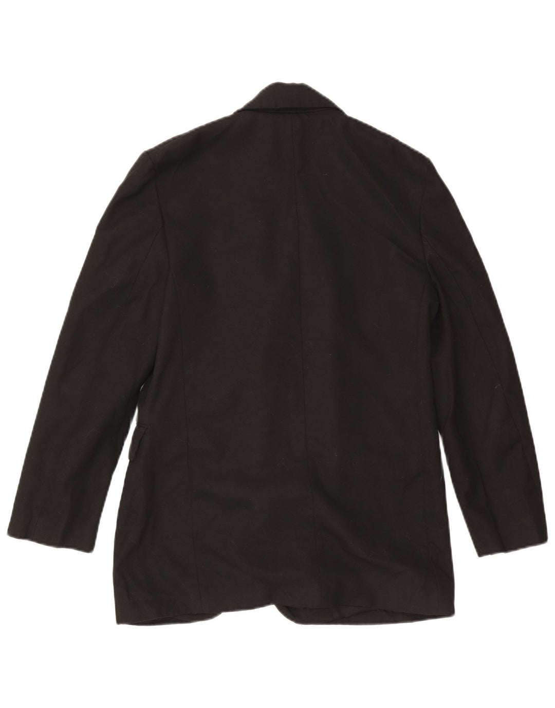 Zara Damen 2-Knopf-Blazerjacke UK 10 Small Schwarze Viskose