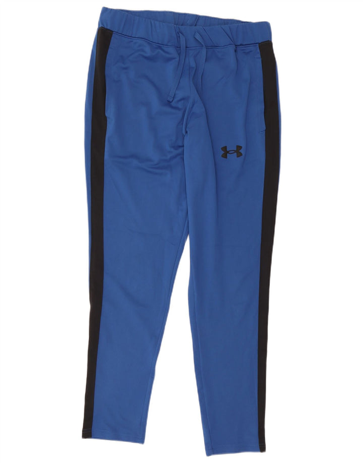 Under Armour Herren-Trainingshose, großes blaues Farbblock-Polyester