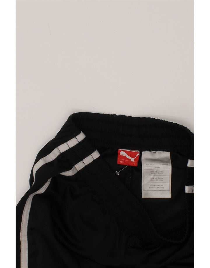 Puma Jungen Sportshorts 6–7 Jahre, schwarzes Polyester