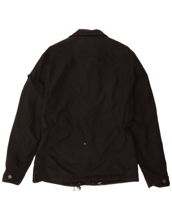 Calvin Klein Jeans Herren Militärjacke UK 40 Large Schwarz Nylon