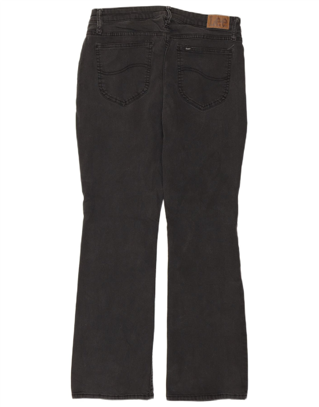 Lee Damen Bootcut Jeans UK 14 XL W36 L28 Graue Baumwolle